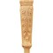 Ekena Millwork 6 3/4"W x 4 1/4"D x 27 1/2"H Extra Large Acanthus Pilaster Corbel, Red Oak CORW07X04X27PARO - alternate 3